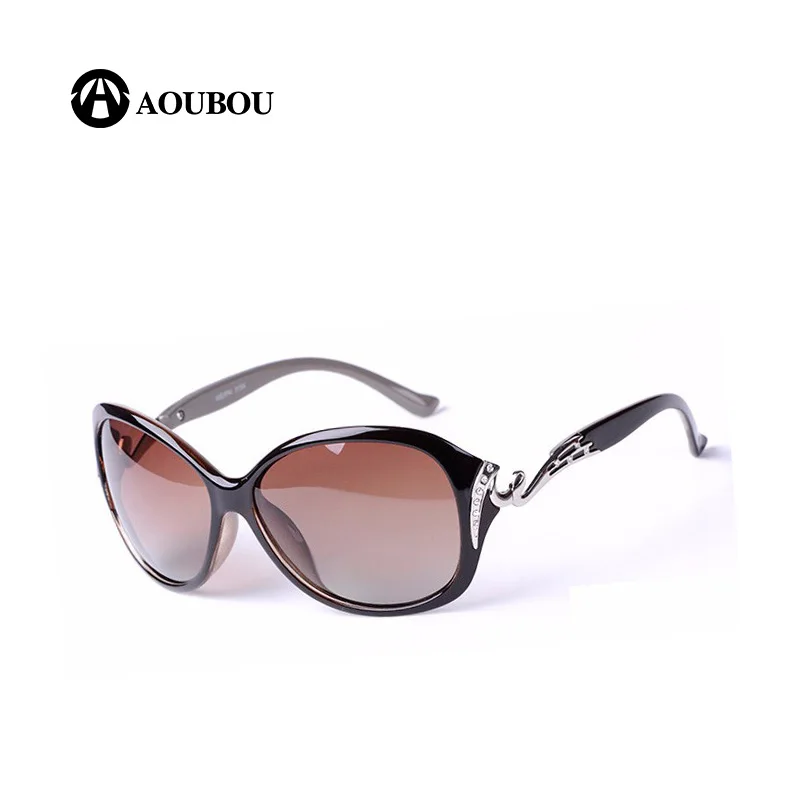 Женские поляризационные очки в стиле ретро брендовые дизайнерские с большой