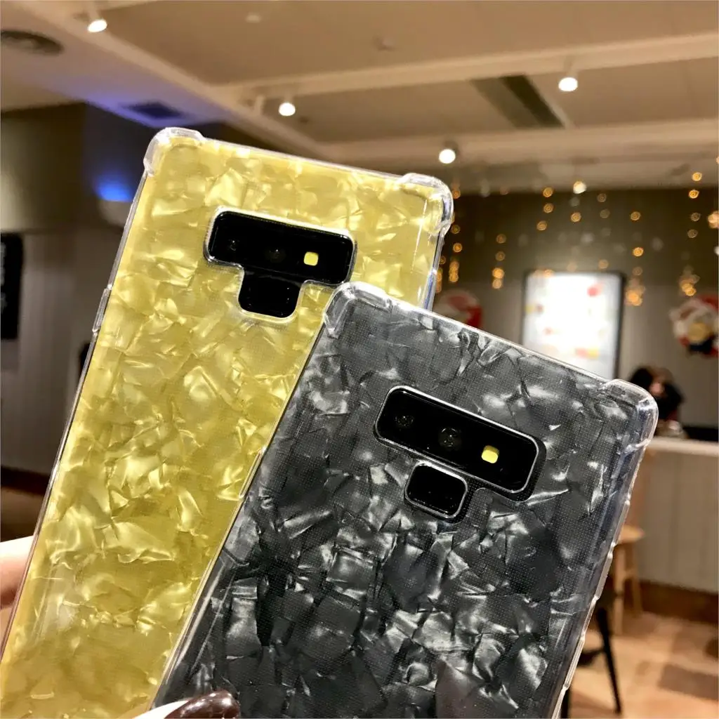 Противоударный защитный чехол для Samsung Note 9 8 мраморный S9 S8 A5 A6 A7 A8 Plus J4 J6 J8 2018 TPU iphone