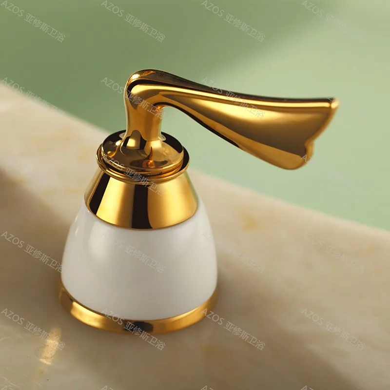 3 шт. керамический кран для ванной комнаты с 2 ручками | Обустройство дома