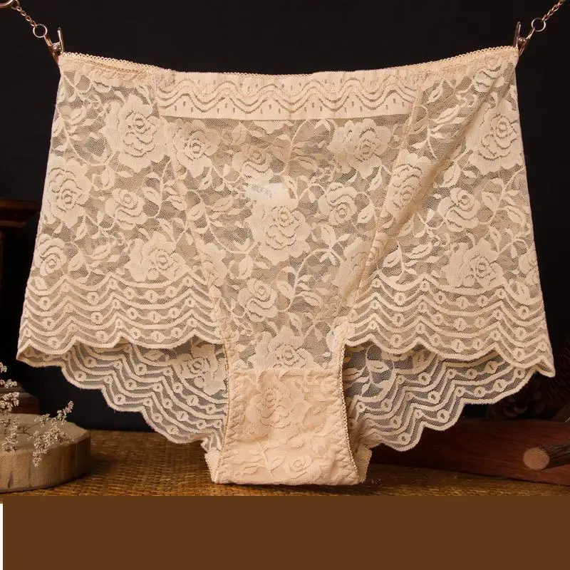 Женское Прозрачное нижнее белье большие размеры|briefs sexy|lingerie briefspanties transparent |