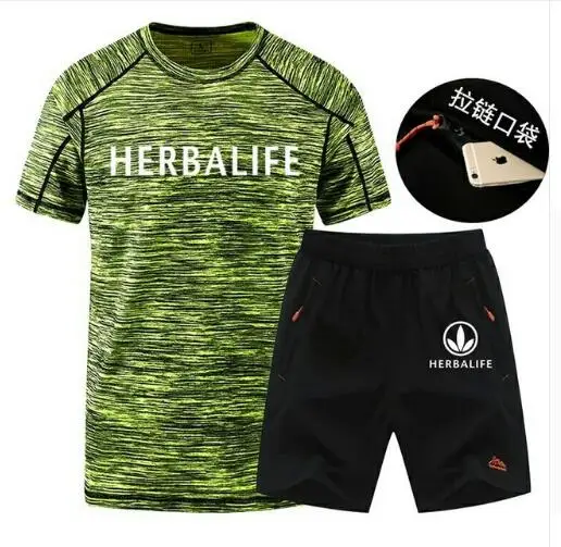 Herbalife спортивная одежда новые быстросохнущие камуфляжные дышащие рукава летние