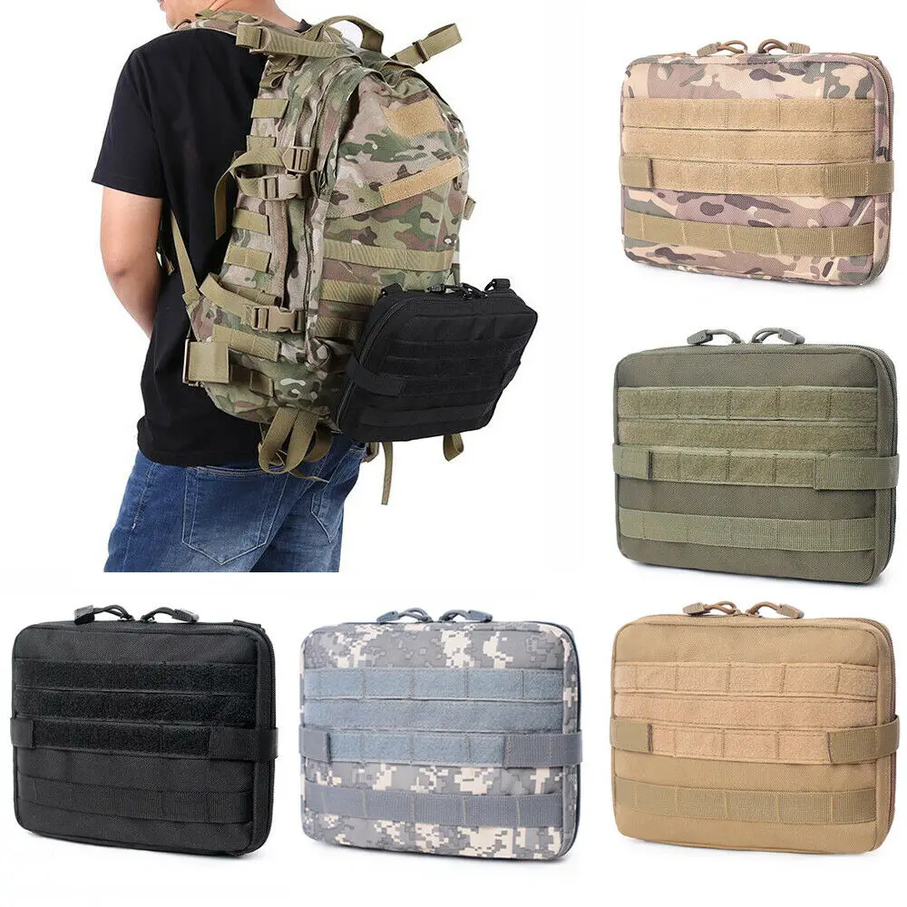 Тактическая Сумка Molle нейлоновая черная тактическая сумка большой органайзер