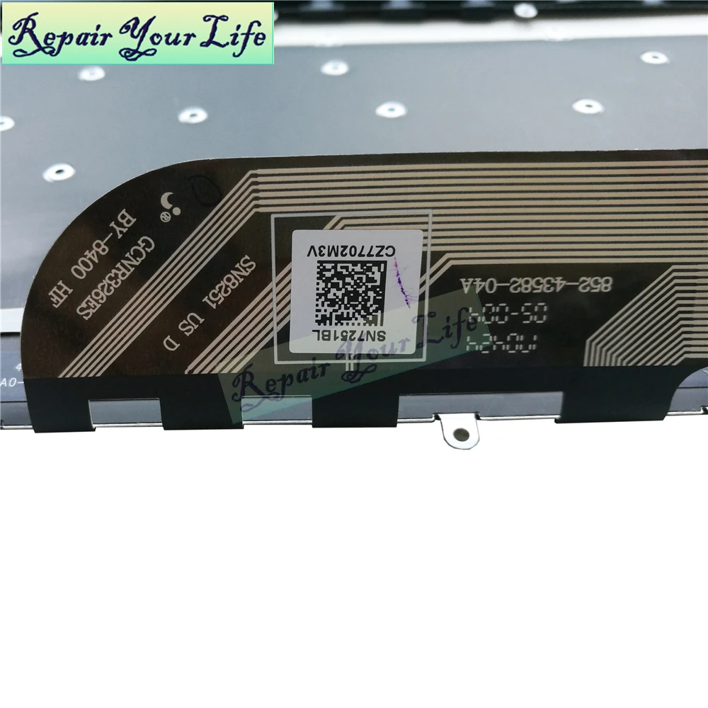 

Repair You Life laptop keyboard for Dell 7566 5567 7567 7559 5665 15-7000 5765 5767 5565 TW CH keyboard with backlit