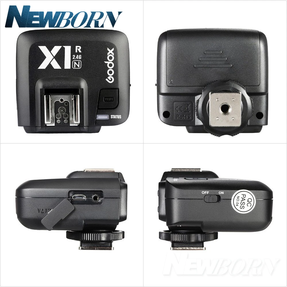 Беспроводной передатчик GODOX Flash Trigger X1N TTL 2 4G + 3 x фотоприемника для Nikon D800 D3X D3 D2X D2H D1H