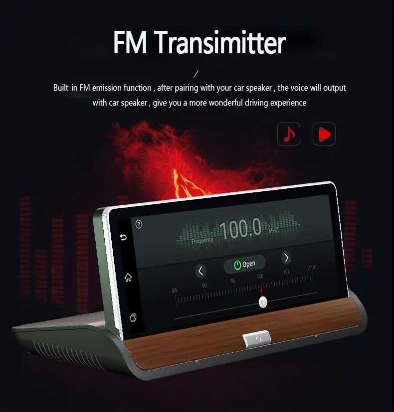 Новинка, 7 дюймов, 3G, заднего вида, Автомобильный gps навигатор, DVR, Android 5,0, Full HD, 1080 P, Bluetooth, WiFi, gps навигатор, двойной объектив, видеорегистратор