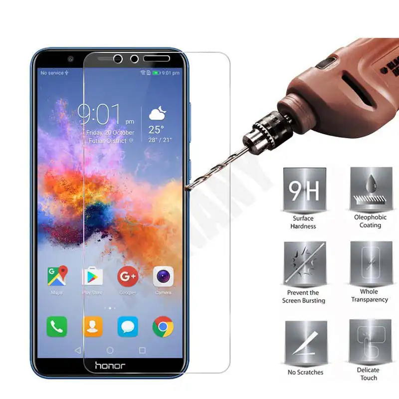 2pcs Tempered Glass Huawei Honor 7X Screen Protector Honor7X 7x Bnd-l21 5.93&quot | Мобильные телефоны и аксессуары