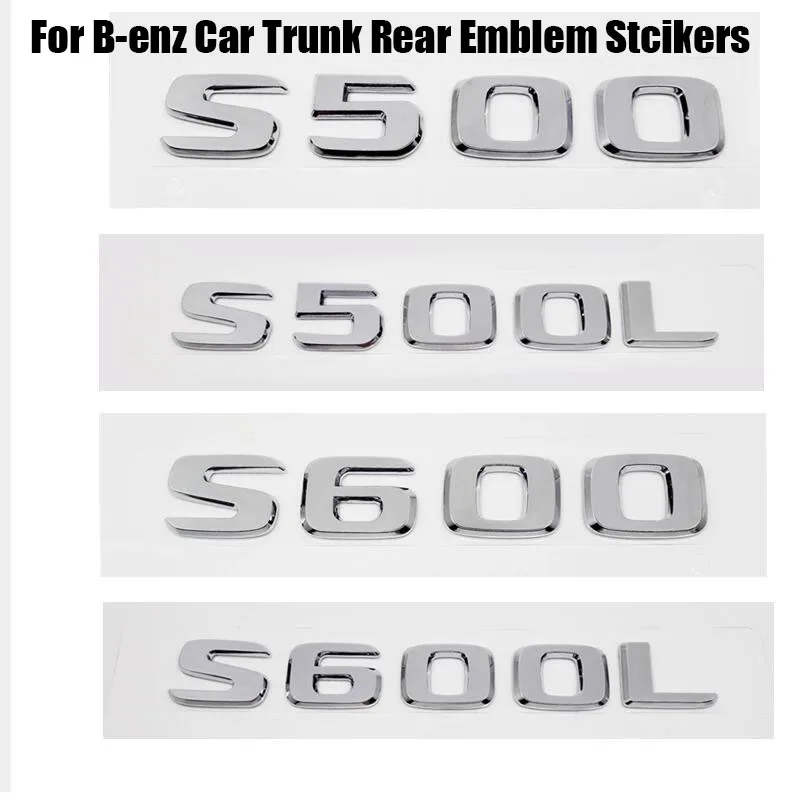 DIY автомобильные эмблемы для Mercedes Benz SClass S320L S350L S400L S450L S500 S500L S600 S600L багажник
