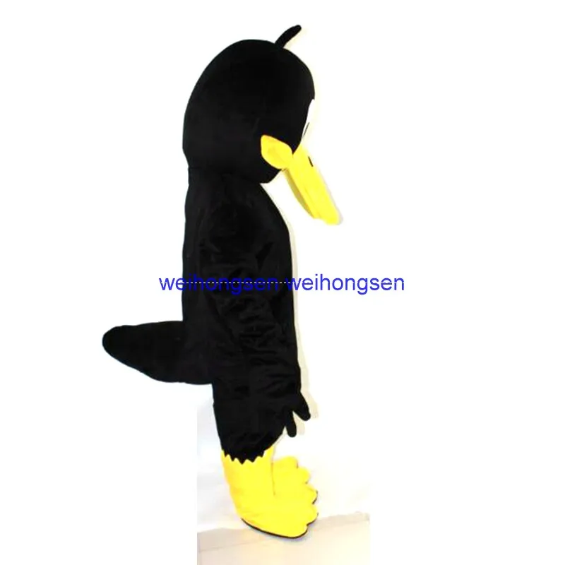 Rapid MaKe real picture Syflyno Lovely Black Duck Mascot Costume adults christmas Halloween Outfit 320 | Тематическая одежда и