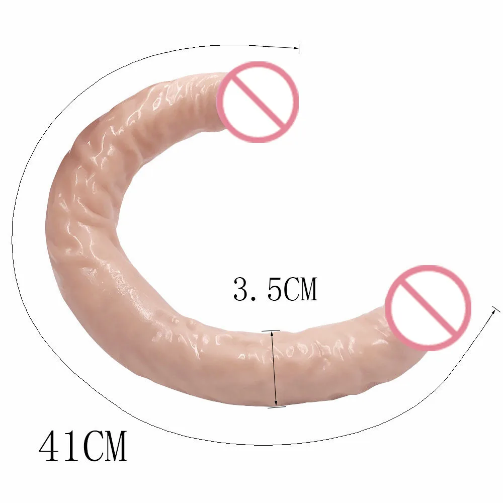 Sex Shop Double Dildos super long 41CM big penis Vagina and Anal Women Gay Lesbian Glans Stimulation Toys for women. | Красота и