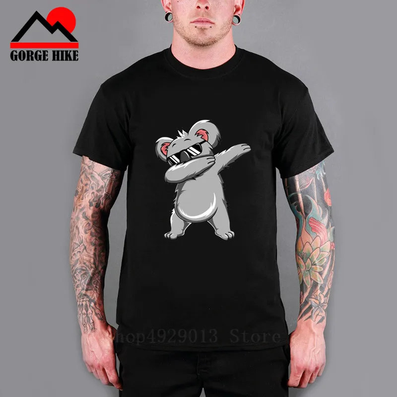 Dabbing/серая коала футболка забавный подарок для танцев мальчиков детская с