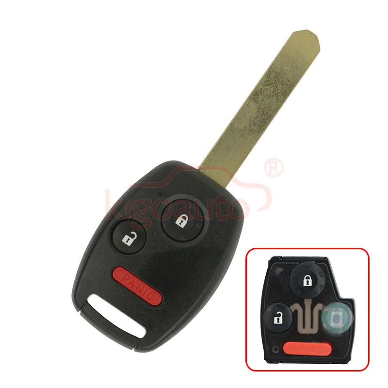 

OUCG8D-380H-A 313.8 Mhz 3 button remote key with ID46 chip for Honda Accord 2003 2004 2005 2006 2007 kigoauto