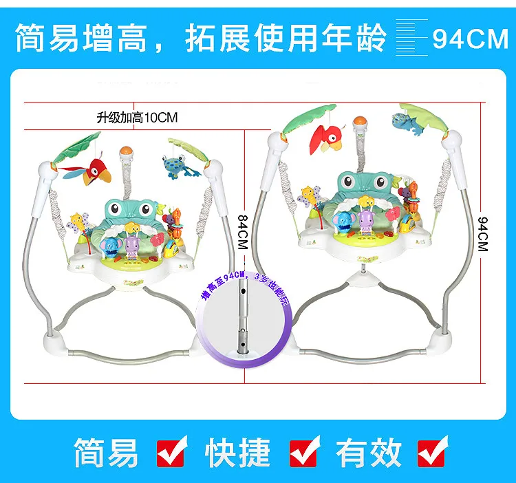 Пианино Baby Bounce Woodland Friends первые шаги Jumperoo Детские прыжки и обучающие стационарные прыжки Детские прыгающие качели