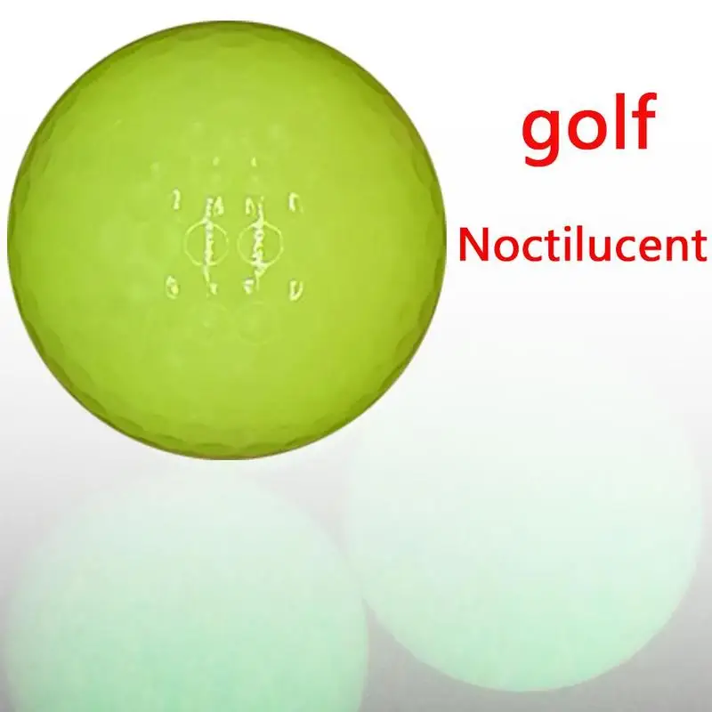 1pcs Luminous Golf Ball Light-up Flashing Night Light Glowing Fluorescence Balls Golfing Practice | Спорт и развлечения