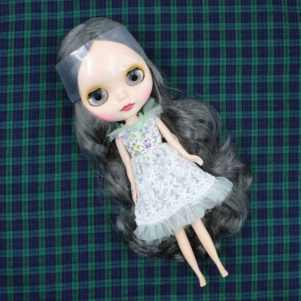 Blyth coll ледяная кукла милое в горошек платье весеннее платье игрушка