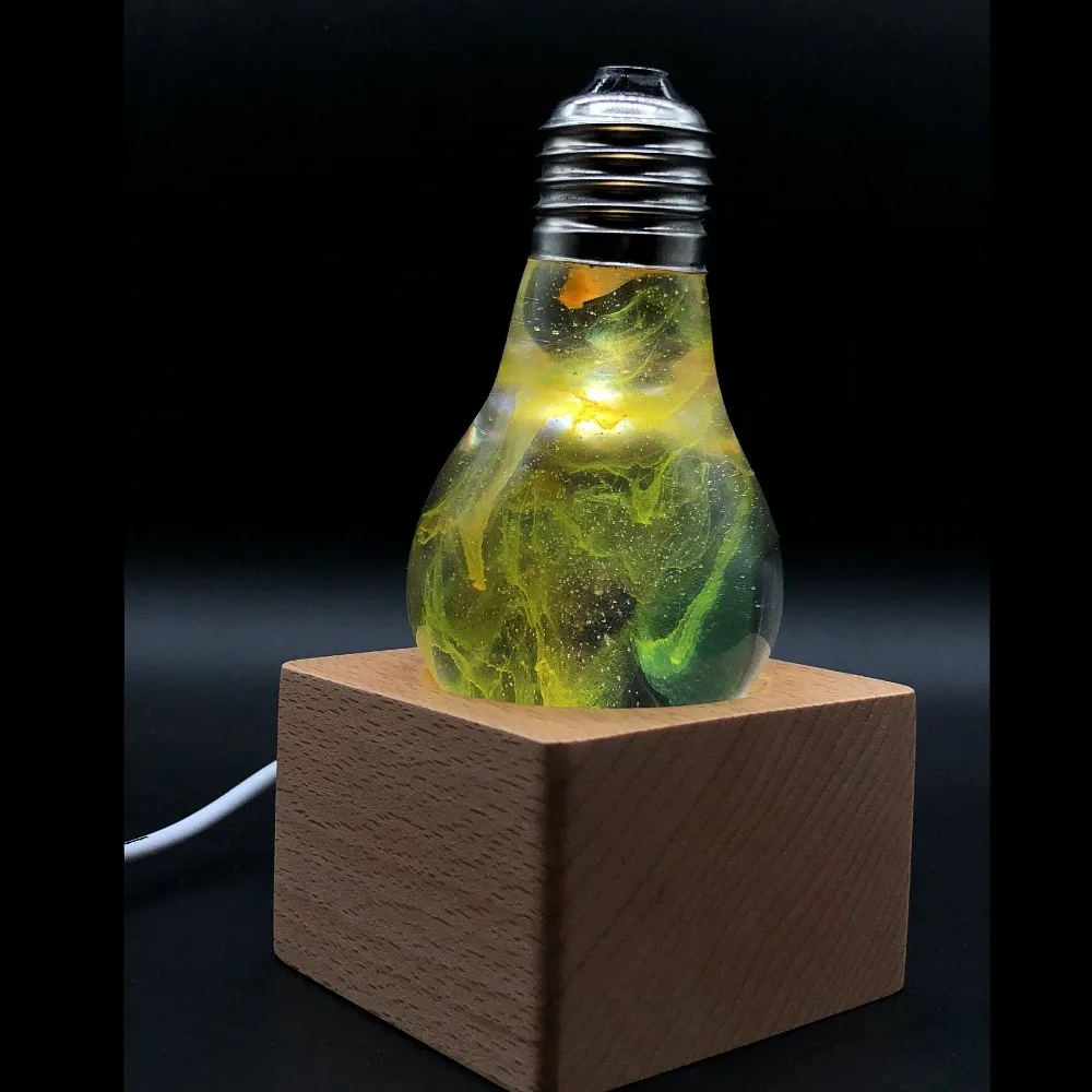 EP LIGHT Table Lamps Cosmos Effect Galaxy LED 3D Lighting Bulbs Bedside Cafe Christmas handcrafted Night Light USB/US Plug | Освещение