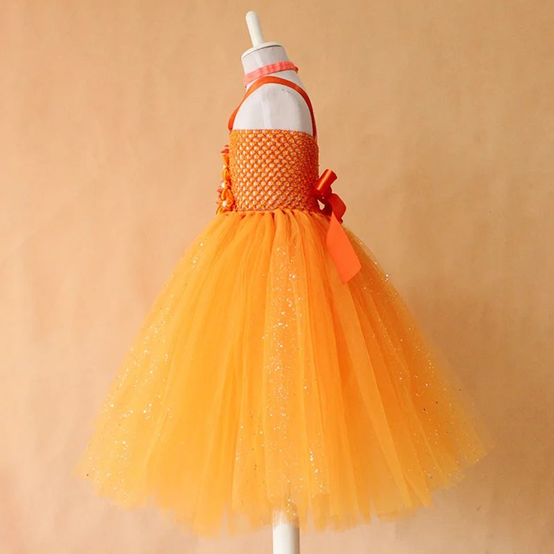 YEWUDIER New Flower Robe Fille Handmade Tutu Dress Children Wedding Party Prom Custom Dresses Princess | Детская одежда и обувь