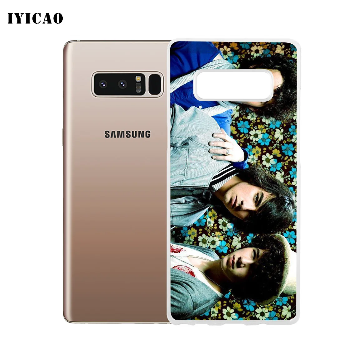 IYICAO Rock band Jonas Brothers Soft Silicone Phone Case for Samsung A5 A6 Plus A7 A8 A9 J3 J5 J7 Note 8 9 TPU Cover | Мобильные