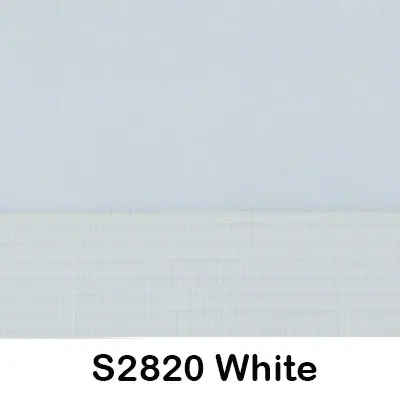 S2820 White EWAY CASA зелёные шторы рулонные жалюзи жалюзи горизонтальные шторы рулонные шторы жалюзи Индивидуальные УФ-защита милдью радуга рулонные шторы Зебра слепой Sun Shadow тени жалюзи нет. S28 серии - Цвет: S2820 White