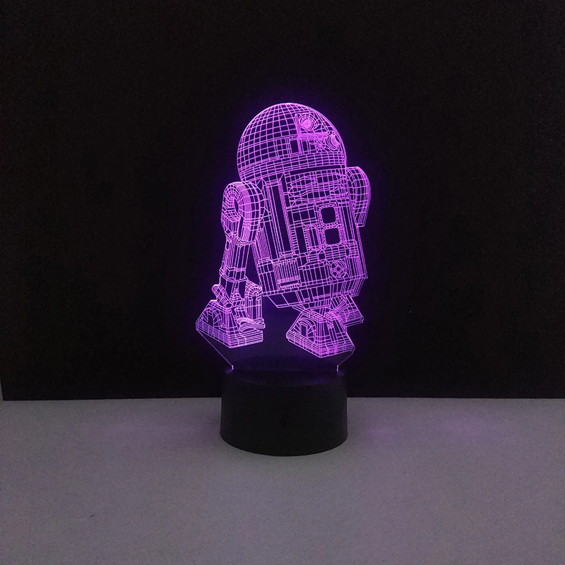 3D лампа ночники светодиодный светодиодная USB светодиодное освещение Luminaria