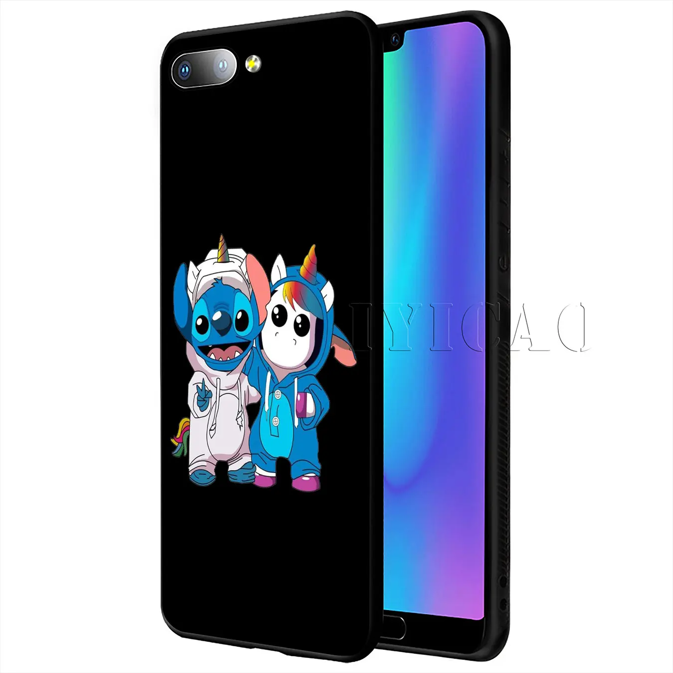 IYICAO Мягкий силиконовый чехол для телефона с рисунком Лило Стич Huawei Y9 Y7 Y6 Prime 2019 Honor