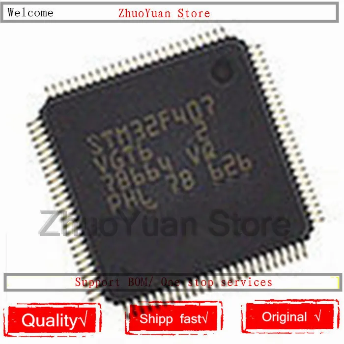 1 шт./лот STM32F407VGT6 LQFP100 STM32F407 VGT6 IC чип