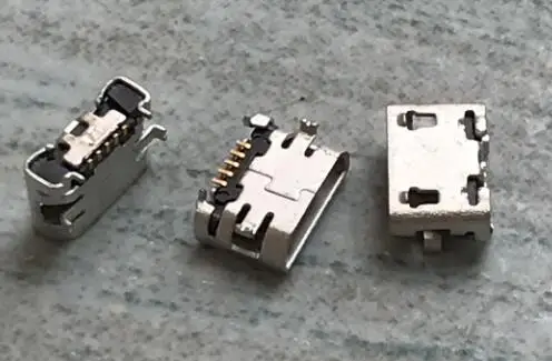 50 шт -- 500 микро USB зарядное гнездо постоянного тока порт Разъем для мобильного blu