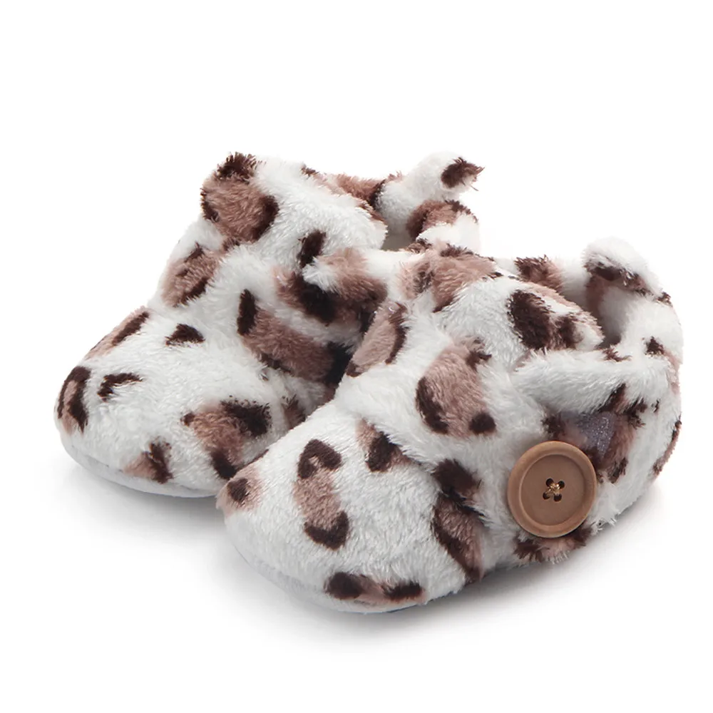 SAGACE Winter Lovely Toddler First Walkers Baby Shoes Round Toe Flats Soft Slippers Warmm Daily Use high quality 20190322 |