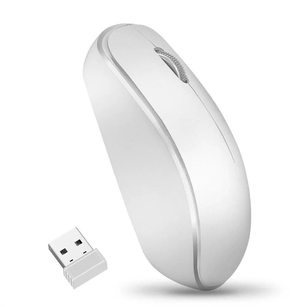 Игровая мышь, мышь 2,4 ГГц, мини беспроводной оптический и USB приемник для ПК, ноутбука, настольного ПК, телевизора, офисные принадлежности, Прямая поставка