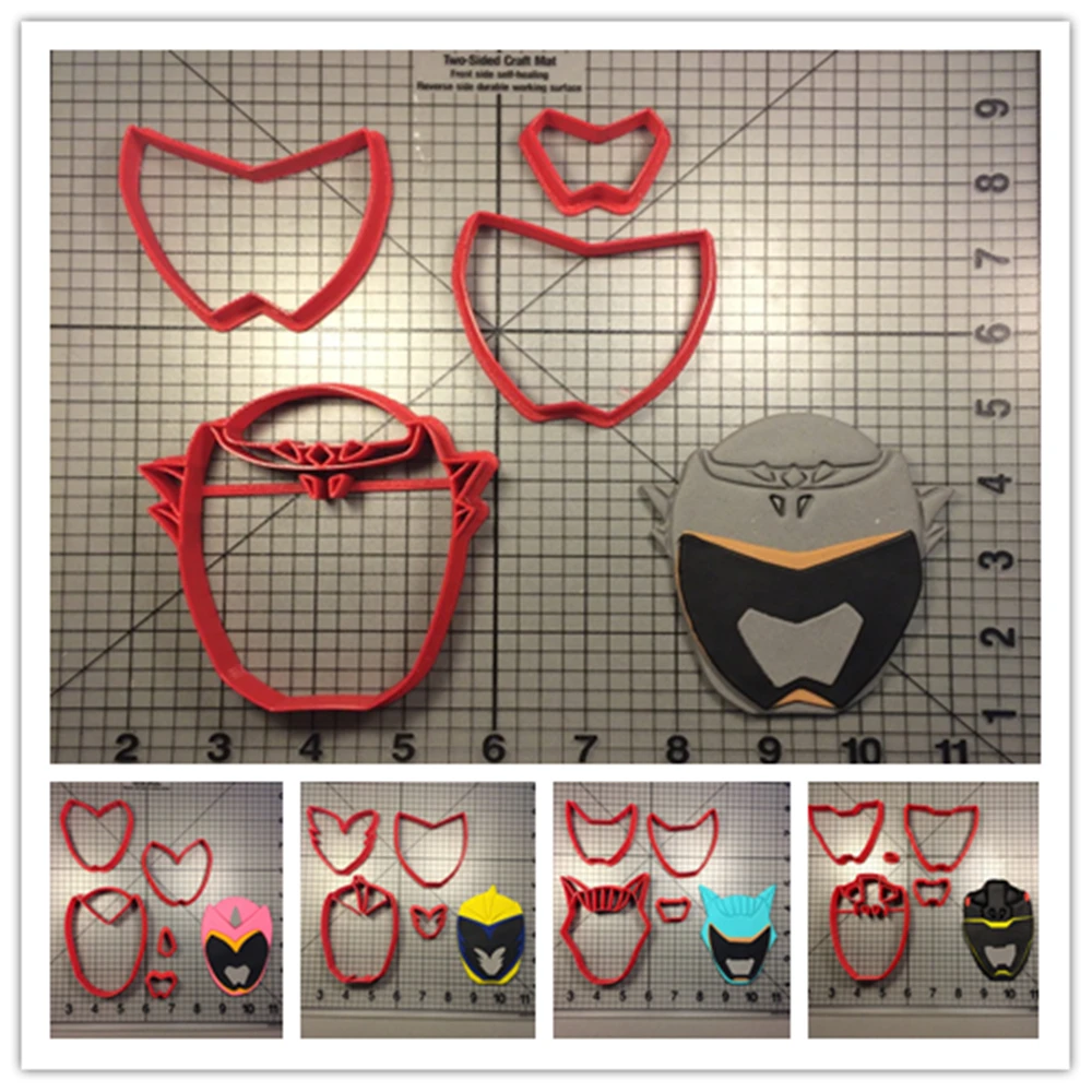 Динозавр Charge Character Black Ranger инструменты для печенья графитовый рейнджер форма