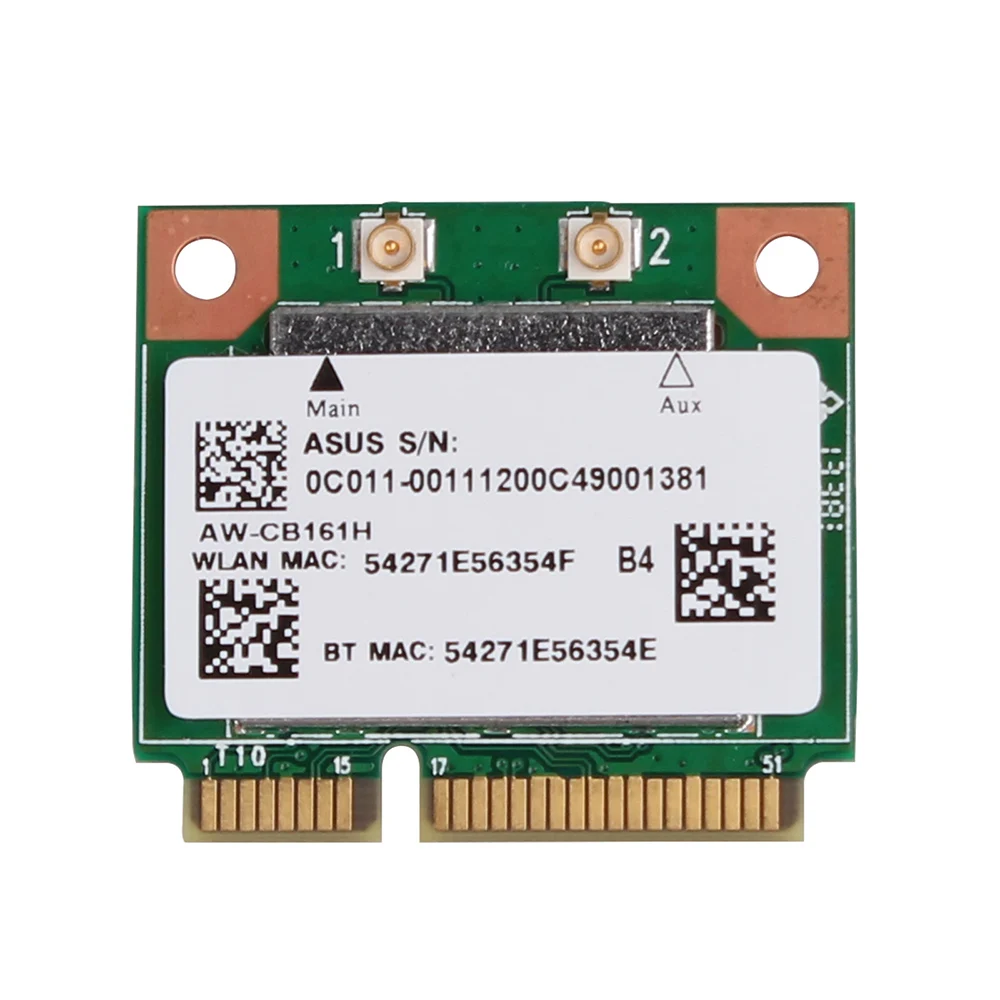 For Azurewave AW-CB161H 802.11a/b/g/n/ac WiFi+BT 4.0 RTL8821AE 2.4/5.0 GHz | Network Cards