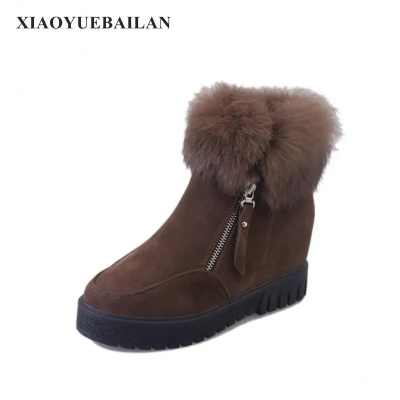 Новинка 2018 года зимние сапоги Теплая обувь на высоком каблуке|snow boots|winter snow bootsboots