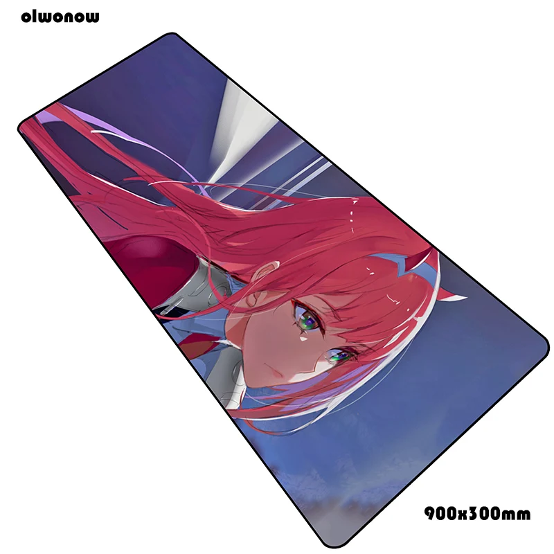 Коврик для мыши darling in the franxx, 90x30 см, коврик для мыши, восхитительный, лучший игровой коврик для мыши, геймер, крутой коврик для мыши s, клавиатура, ПК, коврик