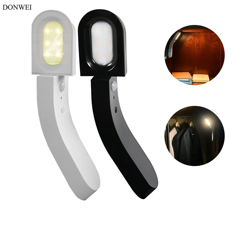 

DONWEI PIR датчик движения 6 LED ночник перезаряжаемый автоматический переключатель настенный светильник для прикроватной тумбочки коридора лес...