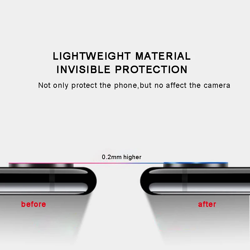 Защитное стекло для объектива камеры закаленное Xiaomi mi 8 9 lite se pocophone F1 redmi GO 7 5