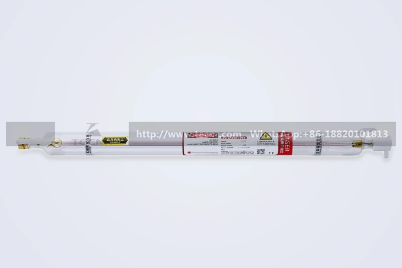 EFR F2 80 Вт CO2 стеклянная лазерная трубка 80 мм Диаметр 1250 мм длина для CO2 лазерная гравировальная машина