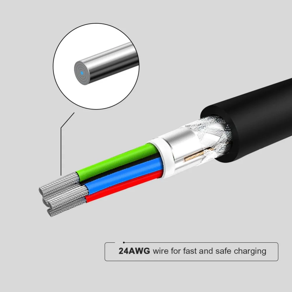 USB к Micro кабель для быстрой зарядки совместим с Chromecast блок питания телефон