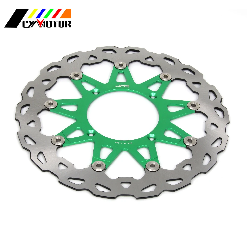 Плавающие тормозные диски 320 мм ротор для KAWASAKI KX125 KX250 KX250F KLX450R KX450F KX KXF KLX 125 250 450 R 06 07
