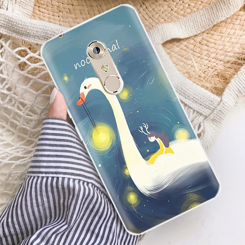 Для zte Axon 7 Mini мягкие силиконовые чехлы для телефона тонкий 5 2 &quotдля Coque прозрачный