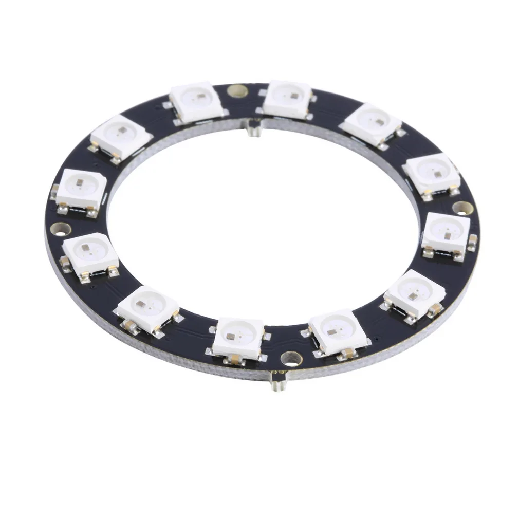 Горячее предложение по всему миру 5050 12 битный RGB светодиодный Ring WS2812 круглая