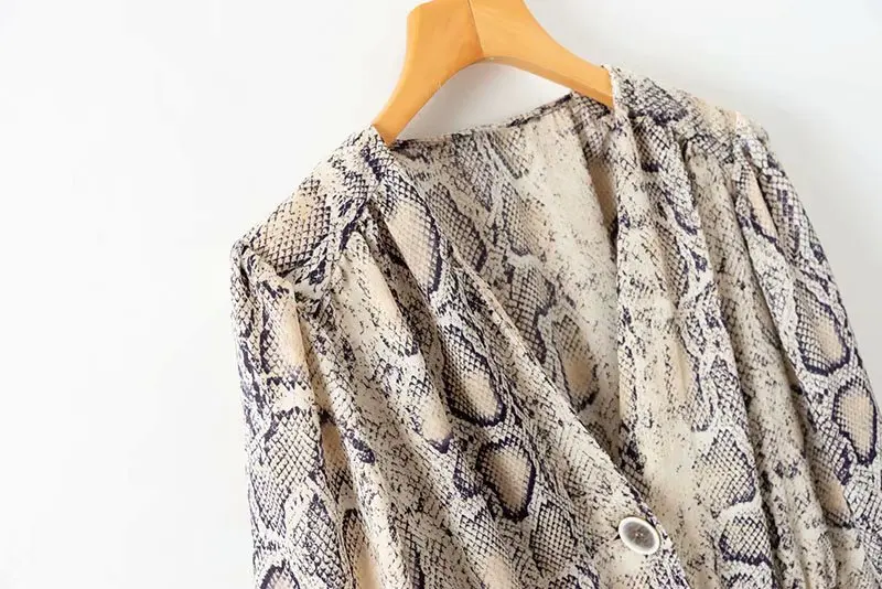 Осень Для женщин v образным вырезом 3/4 рукав Открыть Стич Printed A Line Dress.|Женские