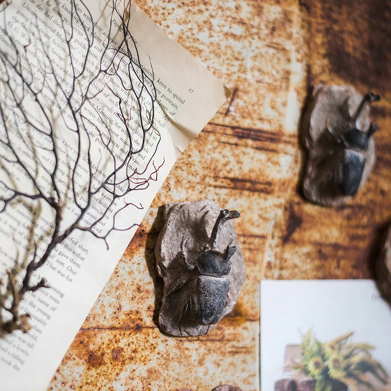 Доисторическая серия Fossil художественные украшения рыбий кости жуков и морской