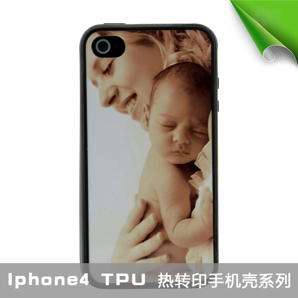 Wtsfwf DIY 2D сублимационная Резина ТПУ + ПК чистый чехол для iphone 4 4s с алюминиевыми