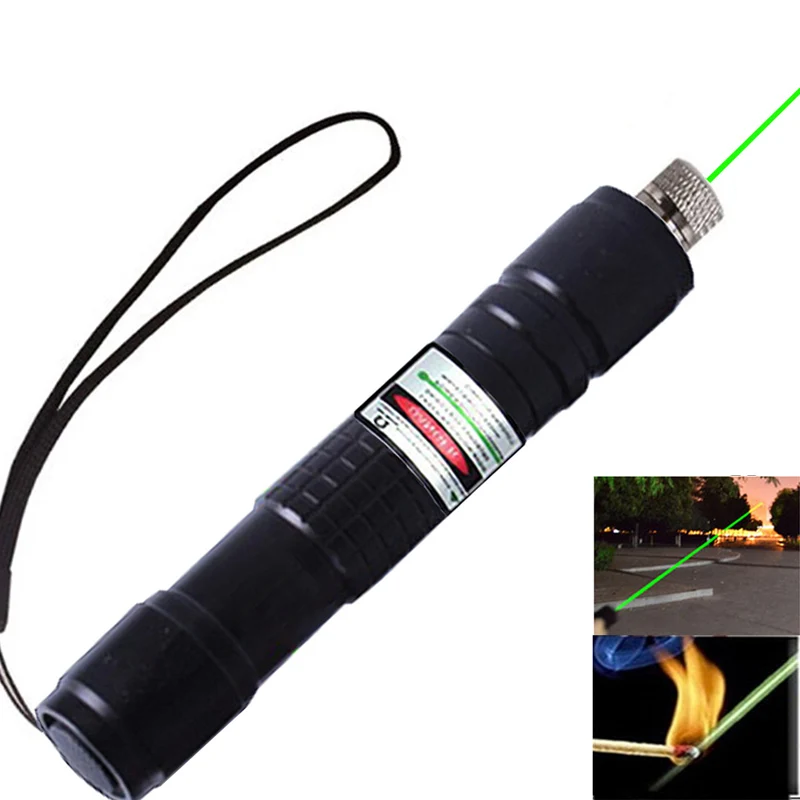 Портативный зеленый лазерный прицел фокусировка походный пыленепроницаемый