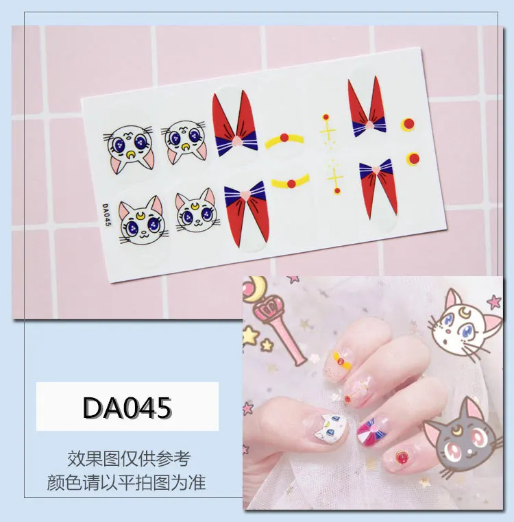 

3PCS Full Covered Sliders Nail Wrap 3D Stickers Nail Art Decorations Santa Transfer Decals Accessories Tip Manicure Tool