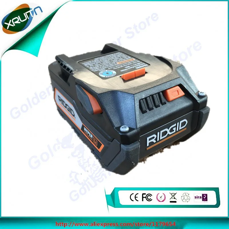 Бесплатная доставка оригинальная литиевая батарея AEG RIDGID 18 в 5000 Ач мАч (б/у