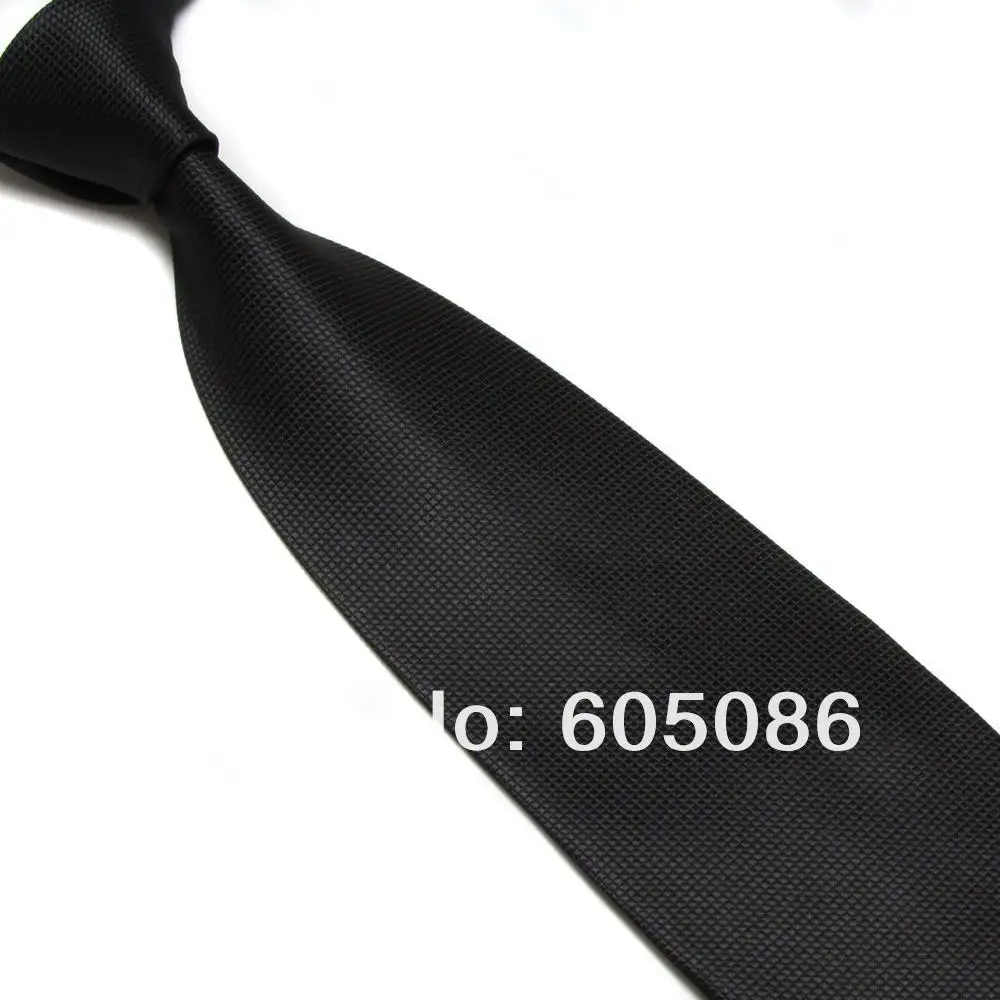 Мужской галстук HOOYI однотонный синий из полиэстера 15 цветов 2019