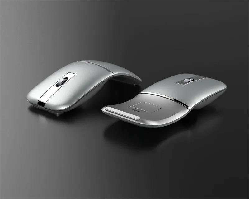 Беспроводная мышь Bluetooth 2 4G перезаряжаемая ультра тонкая бесшумная настольная