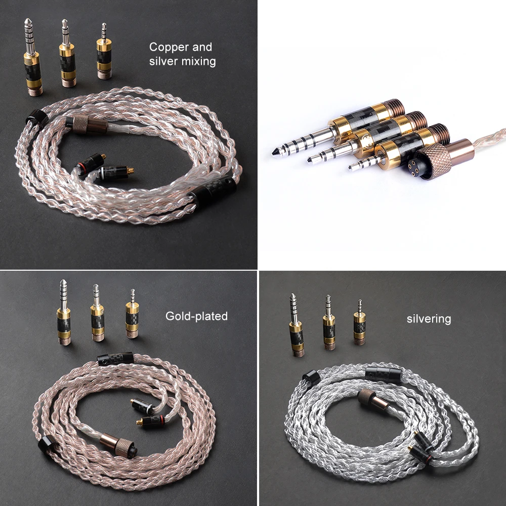 Набор многофункциональных Hi Fi кабелей okscc с адаптером для вилки 4 мм/2 5 мм баланс