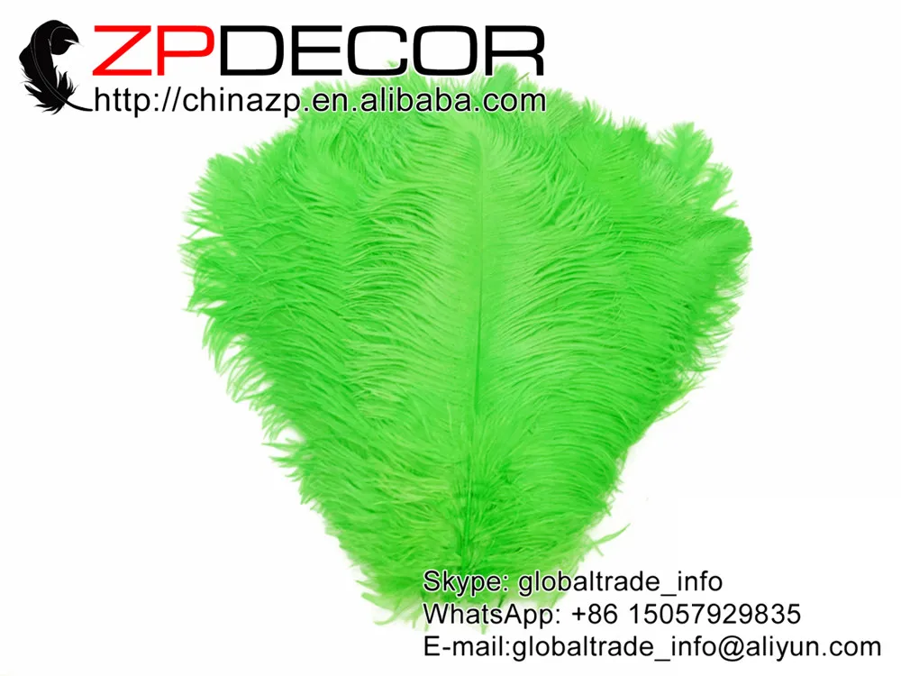 Zpdecoration перо 100 шт./лот 45 50 см (18 20 дюймов) ручной выбор лучшее качество извести
