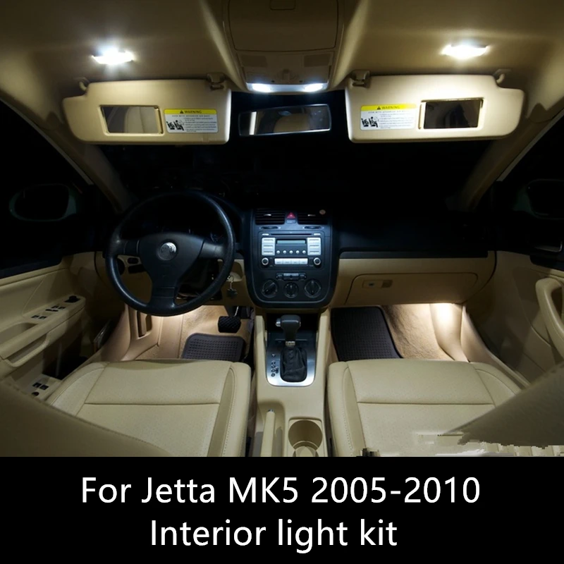 Shinman 9x canbus Error Free интерьер светодиодный светильник посылка комплект для VW Jetta MK5